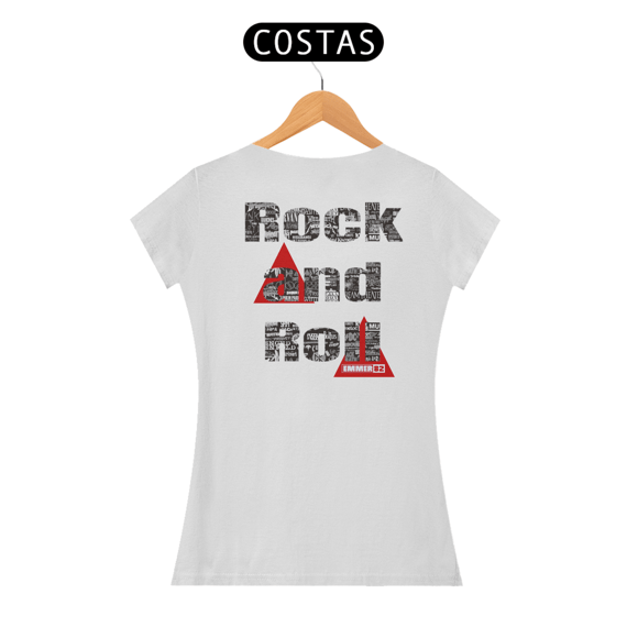 Camiseta baby long classic linha rock