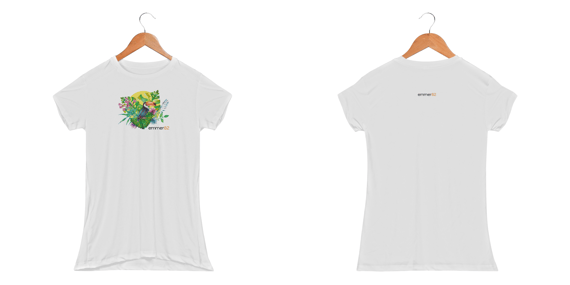 Camiseta baby long sport dry uv linha tucano