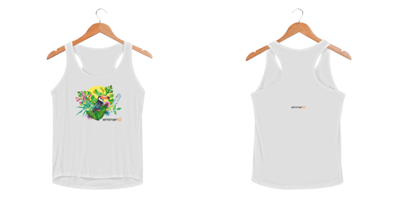 Regata feminina sport dry uv linha tucano