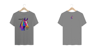 T-shirt plus size LINHA POP ART HORSE