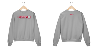 Nome do produto Moletom prime fechado linha new age estampa vermelha