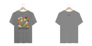 Nome do produto T-shirt plus size linha aquarela number