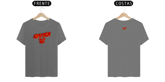 T-shirt estonada estampa scarymovie vermelha