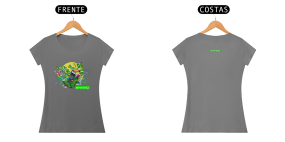 Camiseta baby long estonada linha tucano