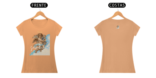 Nome do produto Camiseta baby long estonada linha celestial angel