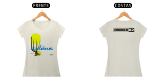 Nome do produto Camiseta baby long pima linha biomas brasilis (branca e marfim)