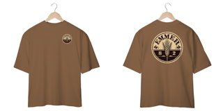 Camisa oversized LINHA ORIGINAL BRAND ESTAMPA BRASÃO