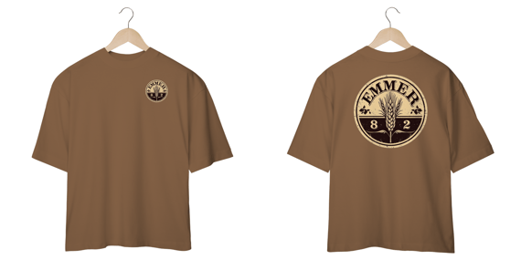 Camisa oversized LINHA ORIGINAL BRAND ESTAMPA BRASÃO