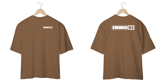 Camisa oversized LINHA CLEAN WAY ESTAMPA BRANCA