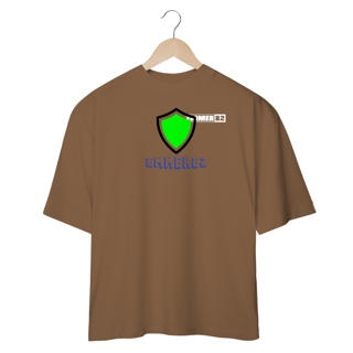 Nome do produto Camisa oversized LINHA OVERSIZED ESTAMPA ESCUDO