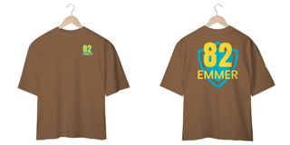 Nome do produto Camisa oversized LINHA CLEAN WAY ESTAMPA ESCUDO