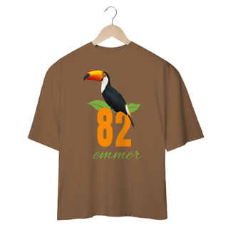 Nome do produto Camisa oversized linha brasil estampa tucano emmer82