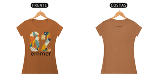 Nome do produto Camiseta baby long pima linha aquarela number