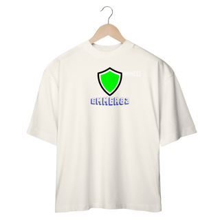 Nome do produto Camisa oversized LINHA OVERSIZED ESTAMPA ESCUDO