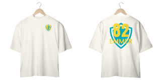 Nome do produto Camisa oversized LINHA CLEAN WAY ESTAMPA ESCUDO