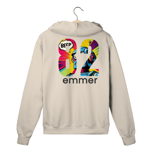 Nome do produto Moletom prime com ziper LINHA POP ART BEEP