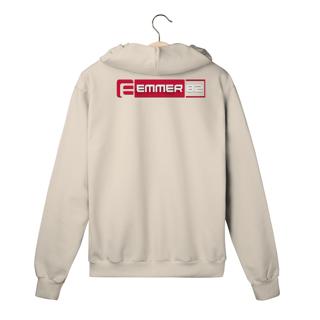 Nome do produto Moletom prime com ziper estampa linha new age vermelha