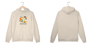 Nome do produto Moletom prime canguru linha aquarela number