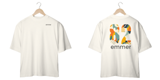 Nome do produto Camiseta oversized linha aquarela number