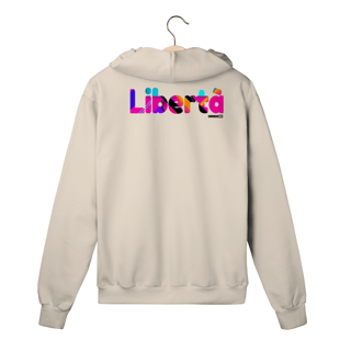 Nome do produto Moletom prime com ziper linha color life (branco e off-white)