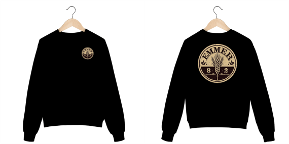 Moletom prime fechado LINHA ORIGINAL BRAND ESTAMPA BRASÃO