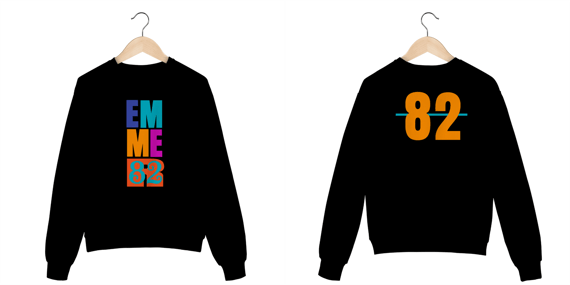 Moletom prime fechado LINHA CLEAN WAY LETTERING 82