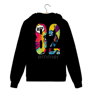 Moletom prime com ziper LINHA POP ART BEEP
