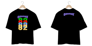 Nome do produto Camisa oversized LINHA BIG NUMBER
