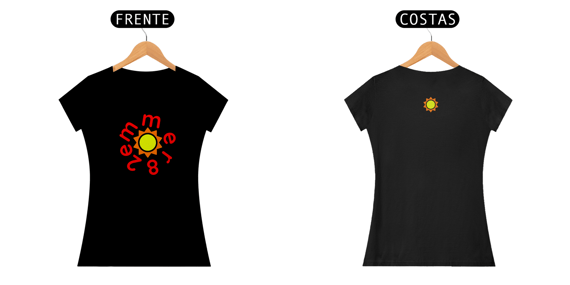 Camiseta baby long prime LINHA GEOMETRIC