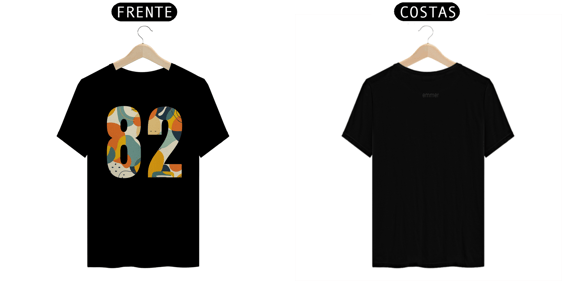 T-shirt prime linha aquarela number