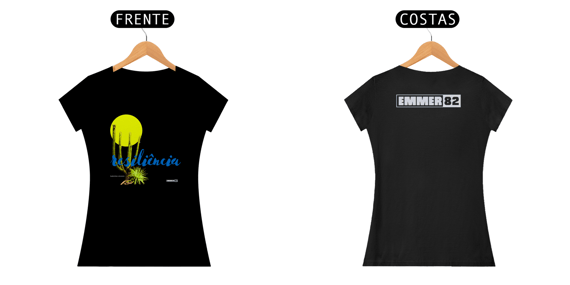 Camiseta baby long prime linha biomas brasilis