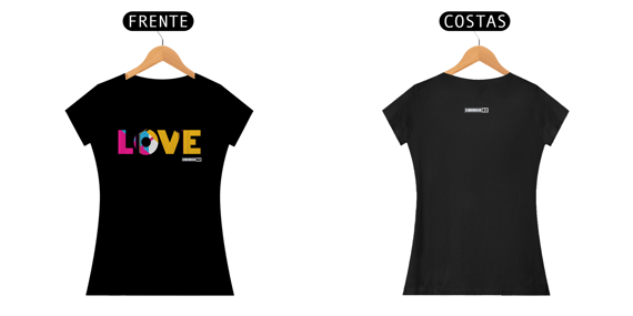 Camiseta baby long quality linha color life