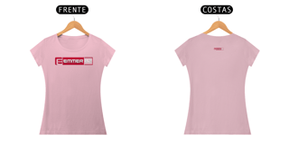 Nome do produto Camiseta baby long pima linha new age estampa vermelha