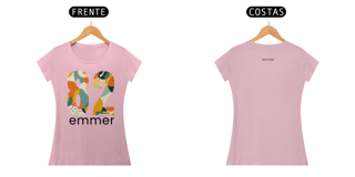 Nome do produto Camiseta baby long pima linha aquarela number