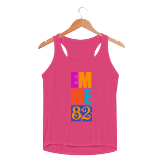 Nome do produto Camisa regata fem. sport dry uv LINHA CLEAN WAY LETTERING