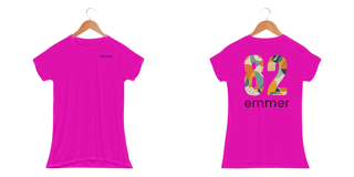 Nome do produto Camiseta baby long sport dry uv linha aquarela number