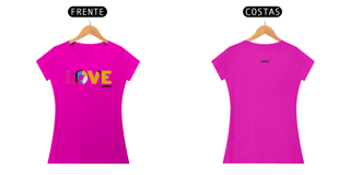 Nome do produto Camiseta baby long quality linha color life