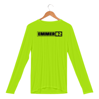 Nome do produto Camisa manga longa LINHA CLEAN WAY ESTAMPA PRETA