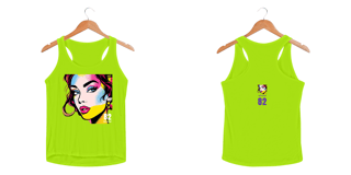 Nome do produto Camiseta regata fem. sport dry uv LINHA POP ART FEMME
