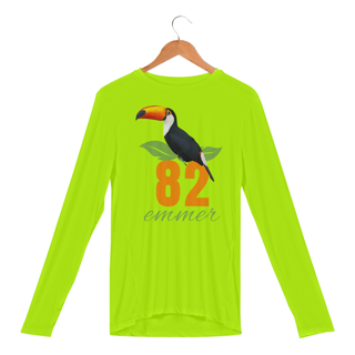 Nome do produto Camisa manga longa sport dry uv linha brasil estampa tucano emmer82