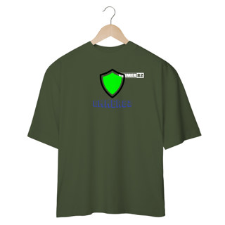Nome do produto Camisa oversized LINHA OVERSIZED ESTAMPA ESCUDO
