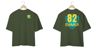 Nome do produto Camisa oversized LINHA CLEAN WAY ESTAMPA ESCUDO