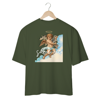 Nome do produto Camiseta oversized linha celestial angel