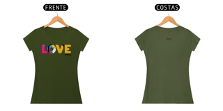 Nome do produto Camiseta baby long quality linha color life