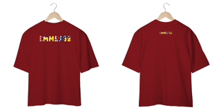 Nome do produto Camisa oversized LINHA PINTURAS ESTAMPA 