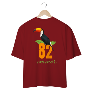 Nome do produto Camisa oversized linha brasil estampa tucano emmer82
