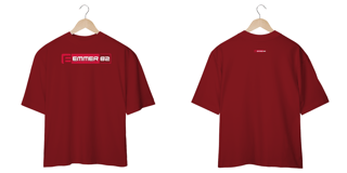 Nome do produto Camiseta oversized linha new age estampa vermelha