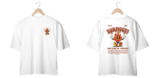 Nome do produto Camiseta Oversized - Burnout