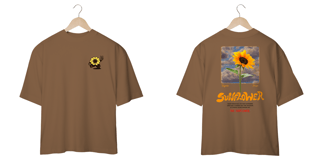 Nome do produto Camiseta Oversized - Kyoto Sunflower