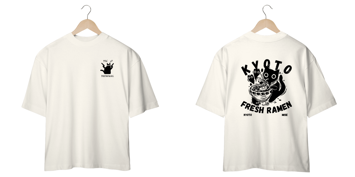 Nome do produto: Camiseta Oversized - Fresh Ramen